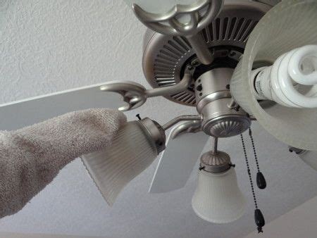 clean dusty fan blades   mess fan blades ceiling fan