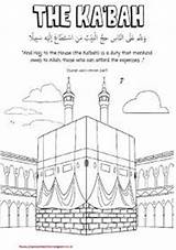 Kaaba Hajj sketch template