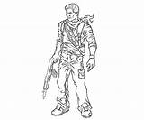 Uncharted Pages Coloring sketch template