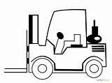 Forklift Clipartbest sketch template