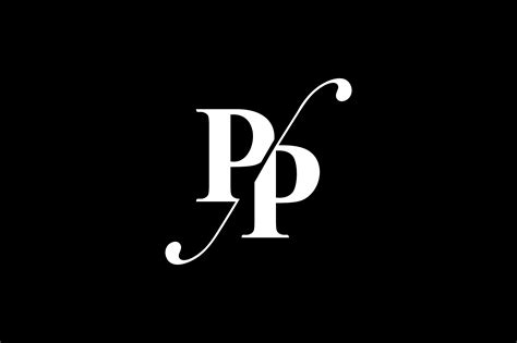pp monogram logo design  vectorseller thehungryjpegcom