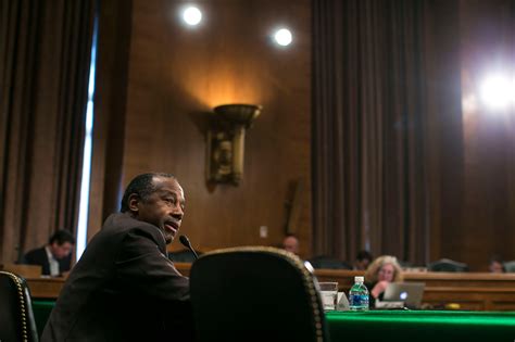 Ben Carson Urges Ending Reliance On Welfare In Bid To Be Housing Chief
