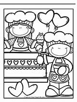 Coloring Preescolar Colorear Valentin Cocineros Clips Escuela Bricolage Valentines Cuadernos Bonitos Activite Sirkus Adulte Clipground Guardado sketch template