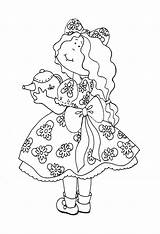 Stamps Dolls Dearie Digi Digital Coloring Pages sketch template