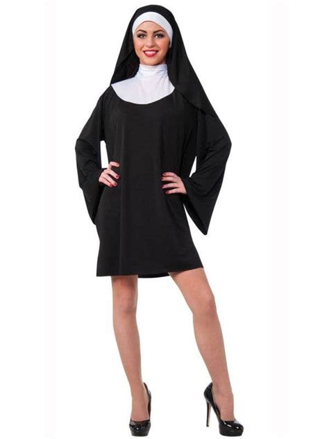 Sexy Nun Black And White Religious Costume Women S Nun Costume