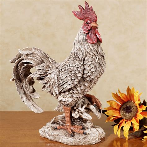 esme  rooster sculpture rooster kitchen decor rooster rooster statue