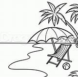 Coloring Piling Designlooter Umbrella Beach Search Pages Google sketch template