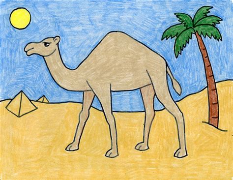 draw  camel art projects  kids