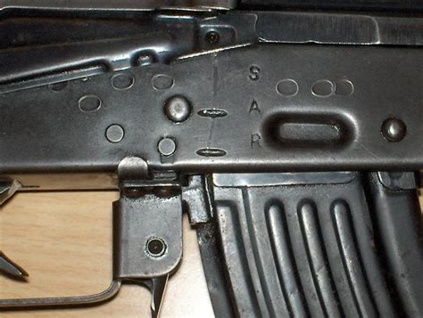 proper selector markings ak rifles