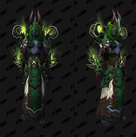 demon hunter mythic tier  armor set recolor  patch  wowhead news
