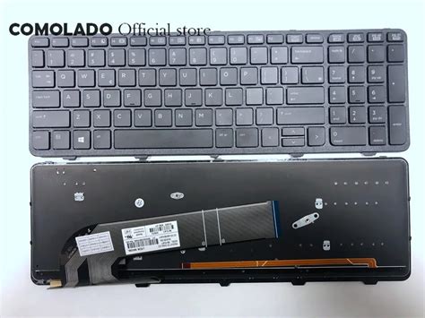 backlit laptop keyboard  hp probook         black  backlit laptop