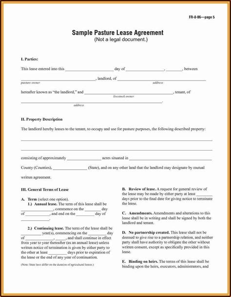 landlord  tenant agreement letter sample  form resume