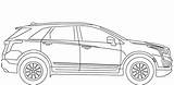 Coloring Pages Cadillac Hammer Chevrolet sketch template