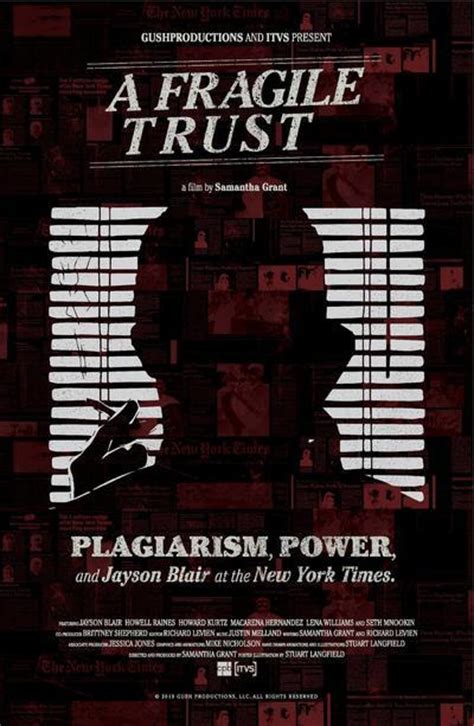 a fragile trust plagiarism power and jayson blair at the new york times movie review 2014