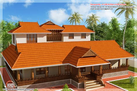 sqfeet kerala illam model traditional house kerala house design idea