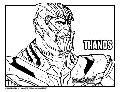coloring pages  avengers endgame pics  coloring page