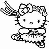 Easter Hello Coloring Kitty Pages Printable Getcolorings Color sketch template