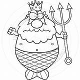 Neptune King Drawing Getdrawings sketch template