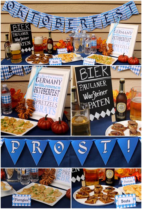 oktoberfest party decorations   printables beer festival party