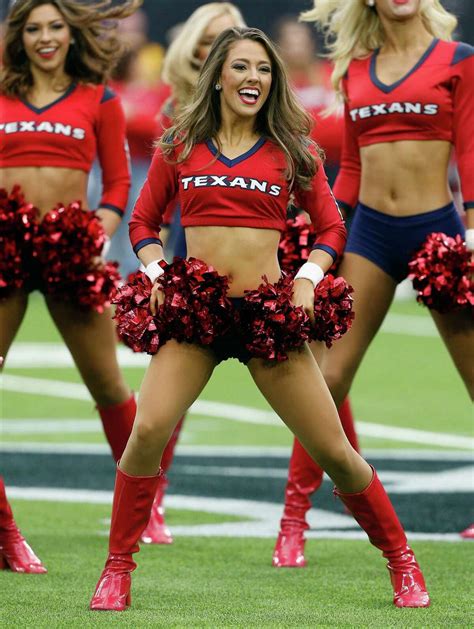 Simone Biles Appears As Guest Texans Cheerleader
