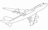 A380 Airbus Boeing Aerei sketch template