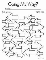 Visual Right Worksheets Left Activities Preschool Motor Printable Perception Math Therapy Worksheet Teaching Kindergarten Perceptual Lessons Kids Pre Classroom Vision sketch template