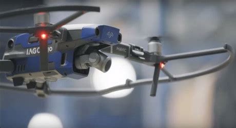 logistics company trials autonomous drones  madrid warehouse