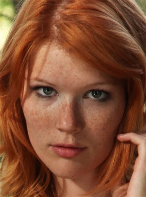Mia Solis Beautiful Red Hair Beautiful Freckles Red