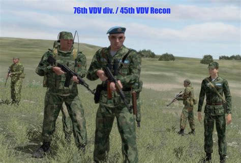 vdv recon regiment   vdv division units units armaholic