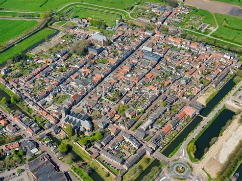 aerophotostock luchtfoto van bedrijventerrein de biezen vianen