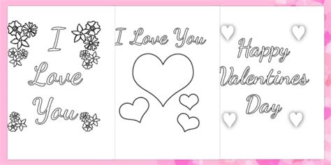 valentines day card colouring template resource twinkl