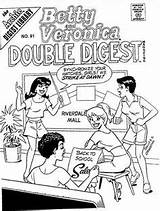 Coloring Pages Archie Comics Veronica Betty sketch template