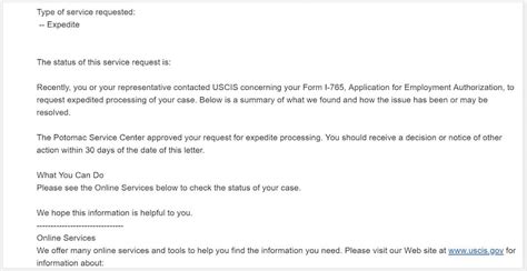 write  letter uscis  expedite request onvacationswallcom