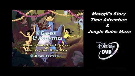 The Jungle Book 2 Mowgli S Story Time Adventure And Jungle Ruins Maze