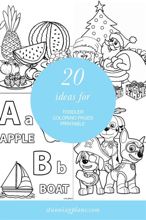 ideas  toddler coloring pages printable home family style