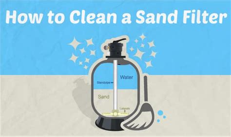 clean  pool filter sand cartridge de