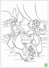 Dinokids Aladdin Close Coloringdisney sketch template