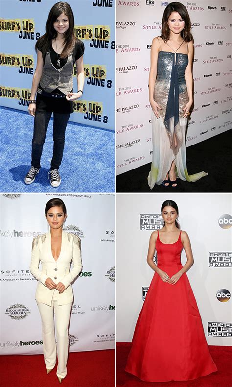 selena gomez s fashion evolution see her style transformation from
