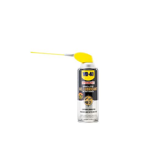 Wd 40 Specialist 10 Oz Spray And Stay Gel Lubricant 300100ho The