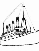 Drawing Ellis Ship Island Steamboat Immigration Easy Boat Steam Drawings Kids Clipart Getdrawings Clipartmag Deviantart sketch template