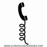 Telephone Telefone Linha Icons Noun Vectorified sketch template