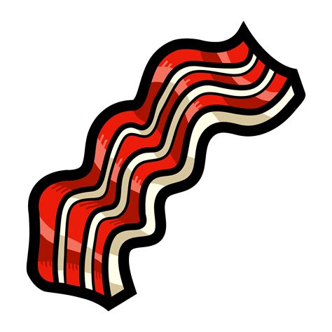 bacon vector icon  vector art  vecteezy