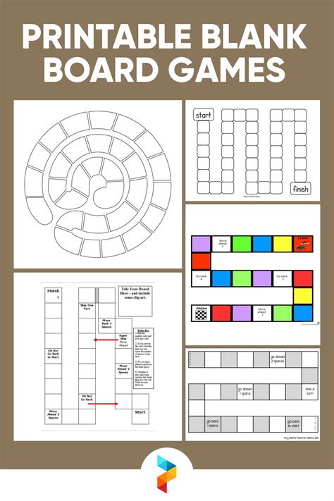 blank board game template  printable form templates  letter
