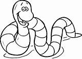 Coloring Pages Earthworm Choose Board Printable sketch template