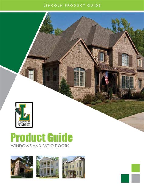 lincoln windows product guide  horner millwork issuu