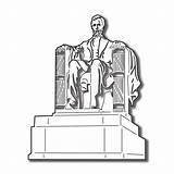 Lincoln Memorial Washington Drawing Monument Dc Getdrawings Drawings Paintingvalley sketch template