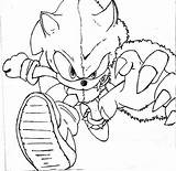 Exe Unleashed Hedgehog Colorear Darkspine Páginas Hyper sketch template