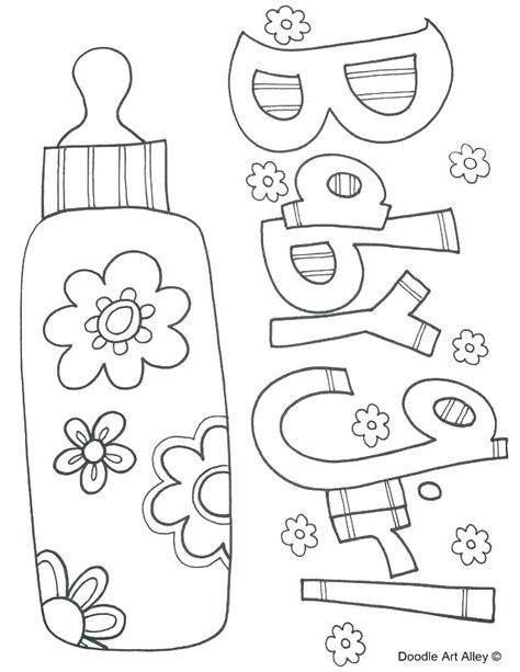 baby shower coloring pages printables  getcoloringscom