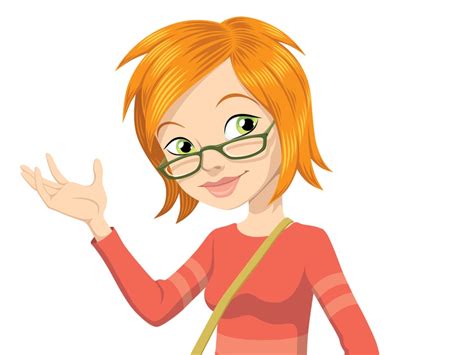 Cartoon Characters With Orange Hair And Glasses The