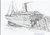 Titanic Admiral sketch template